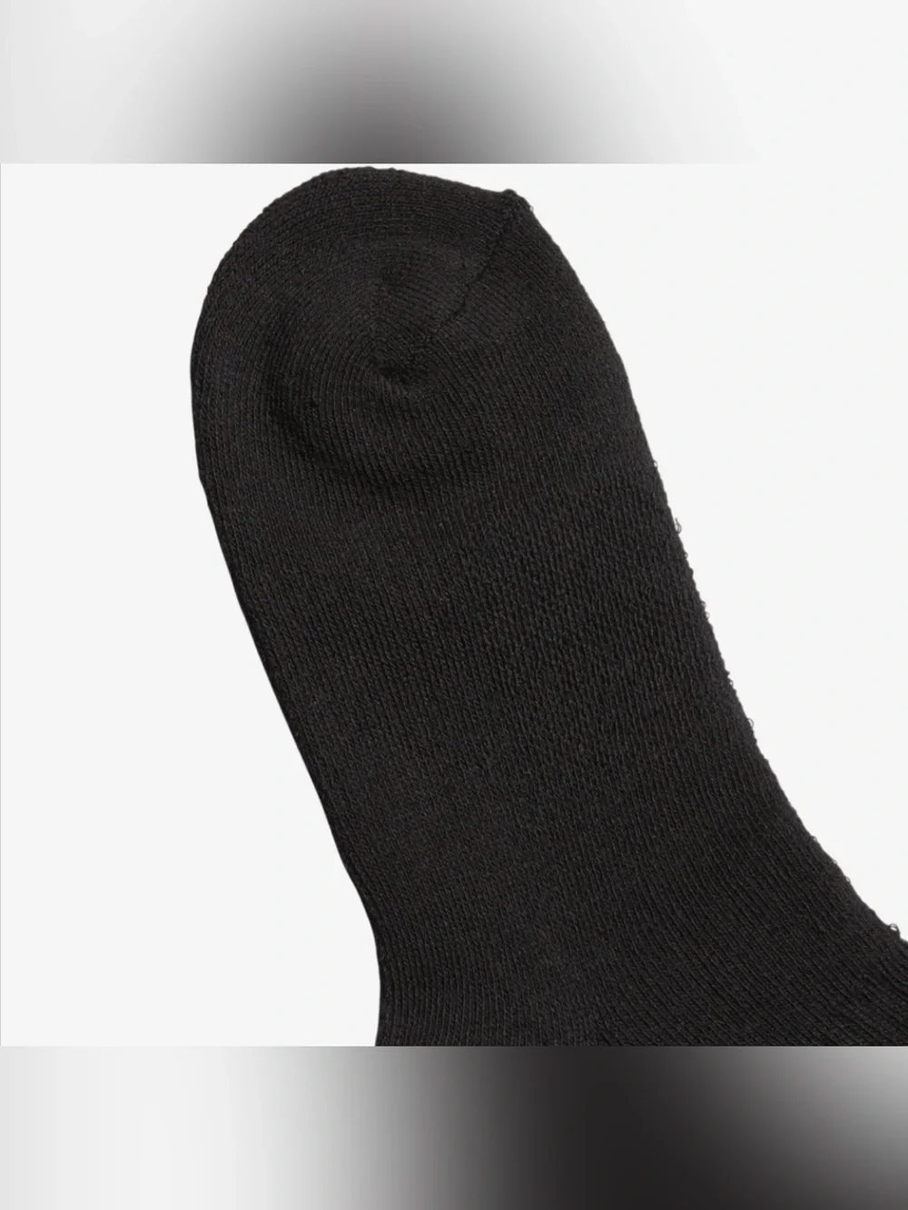 Size M Adidas Originals Trefoil Cushioned Crew Socks 6-Pack White/ Black